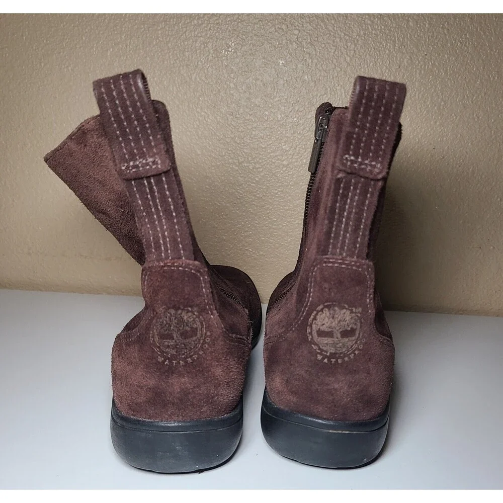Timberland Smartwool Collab Waterproof Winter Brown Leather Boots Women's Size 7